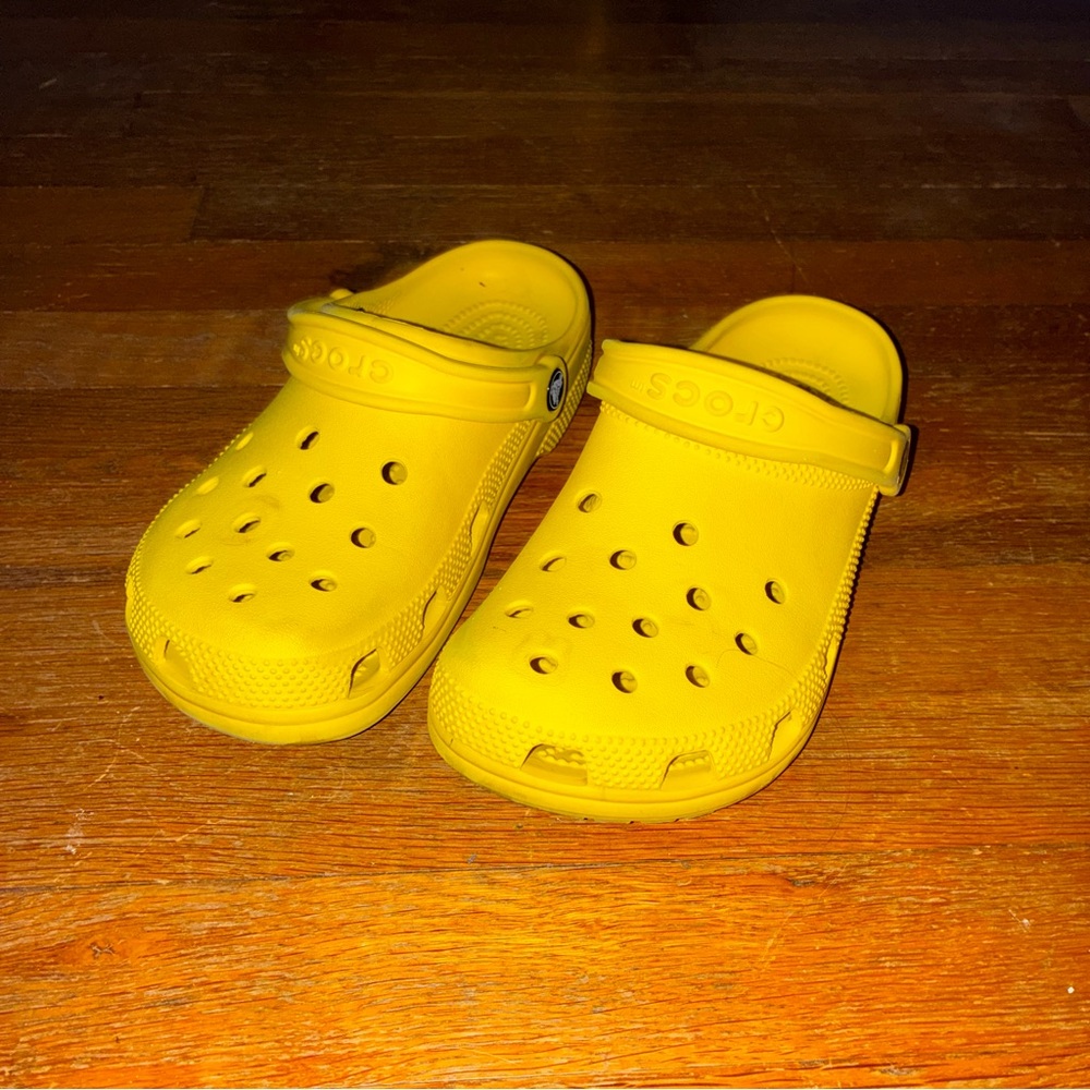 CROCS Vibrant Yellow Clogs